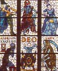 détail du vitrail